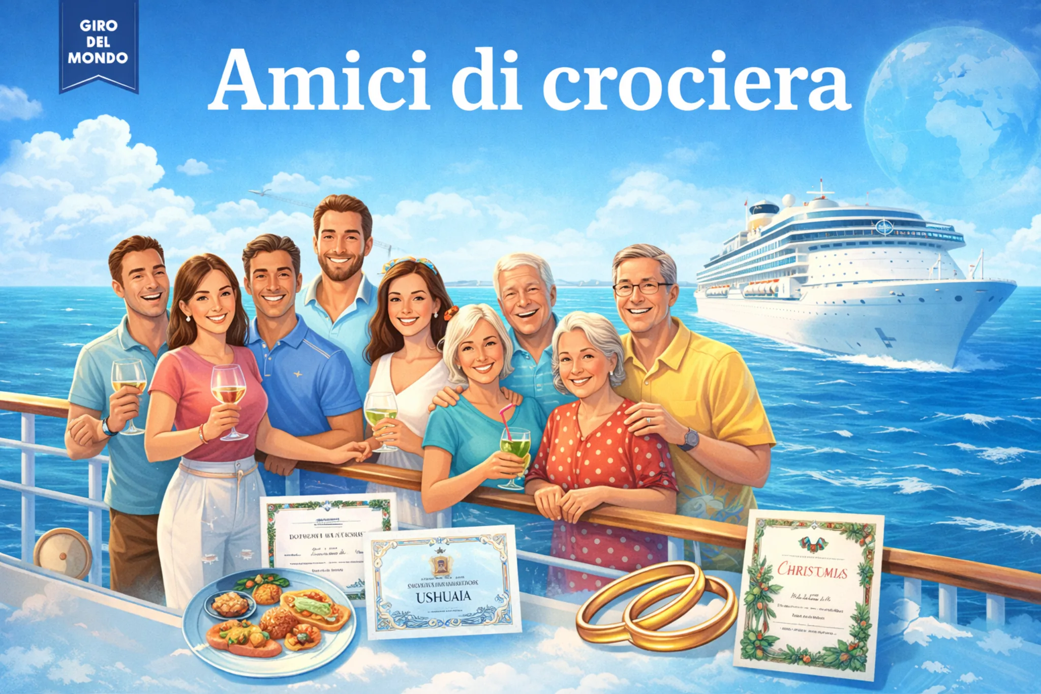 Gruppo Facebook Amici di Crociera | LiberePassioni per condividere informazioni sul Giro del Mondo e sulle crociere