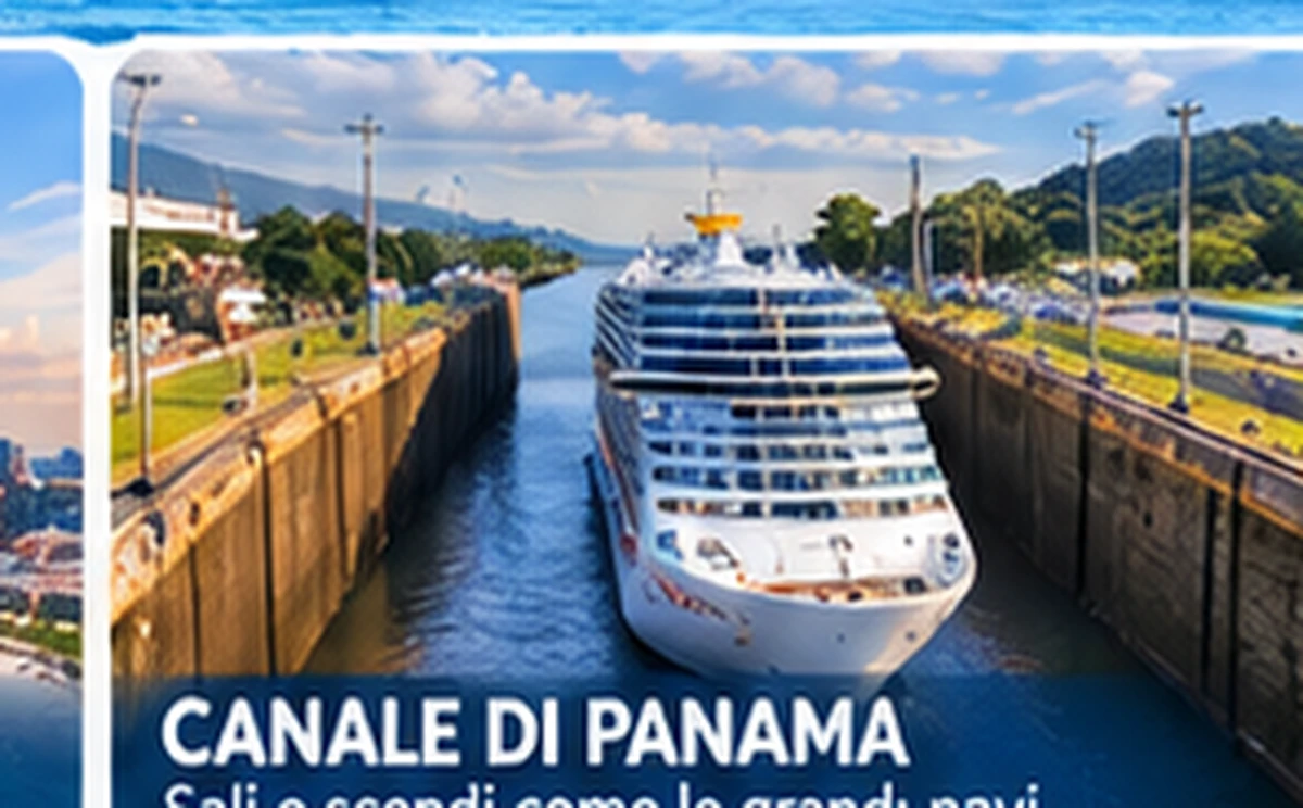 Escursione nel Canale di Panama in traghetto con transito tra chiuse e vie d’acqua del canale