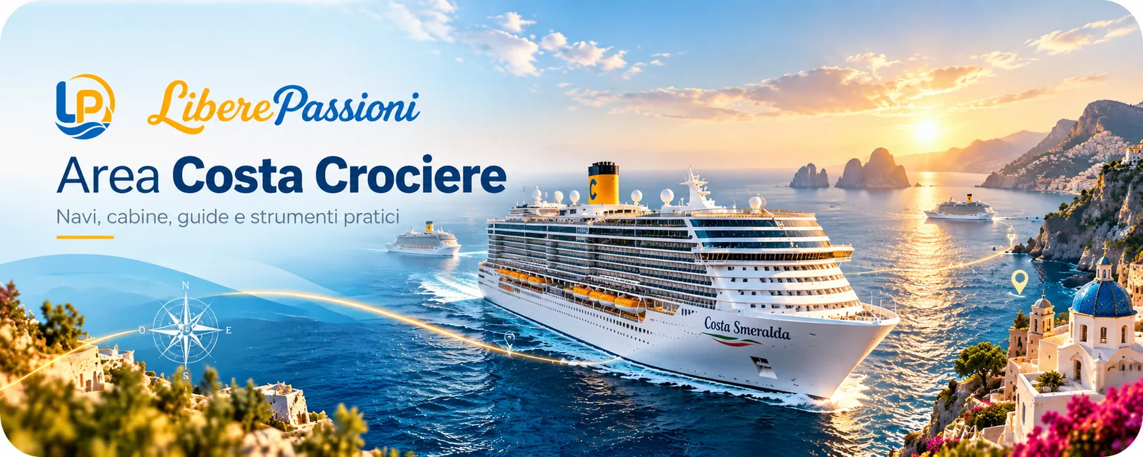 Banner LiberePassioni area Costa Crociere